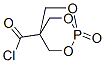 2,6,7-Trioxa-1-phosphabicyclo[2.2.2]octane-4-carbonyl chloride, 1-oxide (9CI) Struktur