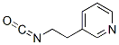 Pyridine, 3-(2-isocyanatoethyl)- (9CI) Structure