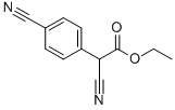 ETHYL 2-CYANO-2-(4-CYANOPHENYL)ACETATE 化学構造式