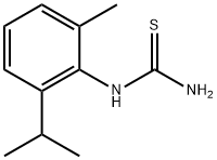 N-(2-Isopropyl-6-methylphenyl)thiourea Structure