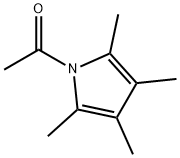 1H-Pyrrole, 1-acetyl-2,3,4,5-tetramethyl- (9CI) 化学構造式