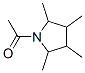 Pyrrolidine, 1-acetyl-2,3,4,5-tetramethyl- (9CI) Structure
