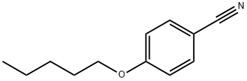 4-N-PENTYLOXYBENZONITRILE Struktur