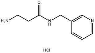 3-Amino-N-(3-pyridinylmethyl)propanamidehydrochloride Structure