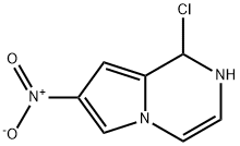 1-Chloro-7-nitro-1H-pyrrolo[1,2-a]pyrazine 化学構造式