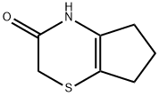 4,5,6,7-Tetrahydrocyclopenta-[b][1,4]thiazin-3(2H)-one,120945-07-5,结构式