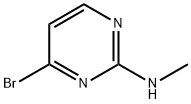 2-甲氨基-4-溴嘧啶, 1209458-16-1, 结构式