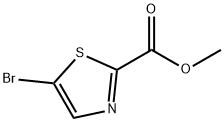 5-溴噻唑-2-甲酸甲酯,1209458-91-2,结构式