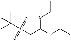 TERT-BUTYLSULPHONYLACETALDEHYDE DIETHYL ACETAL 化学構造式