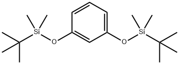 1,3-ビス[[(1,1-ジメチルエチル)-ジメチルシリル]オキシ]ベンゼン 化学構造式