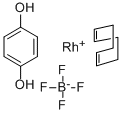 Cyclooctadiene(hydroquinone)rhodium(I)tetrafluoroborate Structure