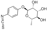 A-L-RHAMNOPYRANOSYLPHENYL*ISOTHIOCYANATE 化学構造式