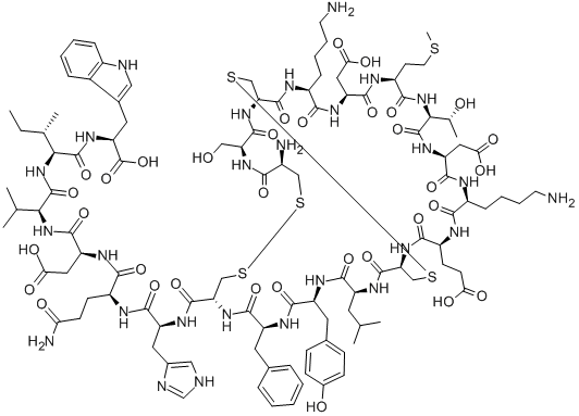 SARAFOTOXIN S6B Struktur