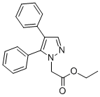 4,5-DIPHENYL-1-(ETHOXYCARBONYLMETHYL)-PYRAZOLE Structure