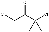 2-氯-1-(1-氯环丙基)乙酮,120983-72-4,结构式