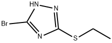 3-溴-5-(乙基硫代)-1,2,4-1H-三氮唑 结构式