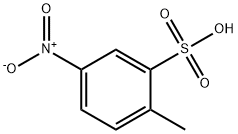 4-ニトロトルエン-2-スルホン酸 化学構造式