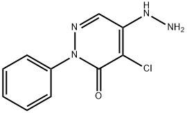 4-CHLORO-5-HYDRAZINO-2-PHENYL-2,3-DIHYDROPYRIDAZIN-3-ONE Structure