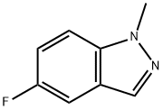 5-氟-1-甲基-1H-吲唑 结构式