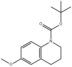 TERT-BUTYL 6-METHOXY-3,4-DIHYDROQUINOLINE-1(2H)-CARBOXYLATE,121006-53-9,结构式