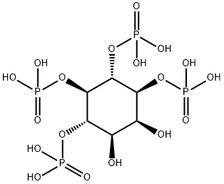 myo-Inositol 1,4,5,6-Tetrakis(phosphate) 结构式
