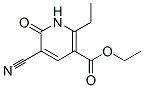 ethyl 5-cyano-2-ethyl-1,6-dihydro-6-oxo-3-pyridinecarboxylate 结构式