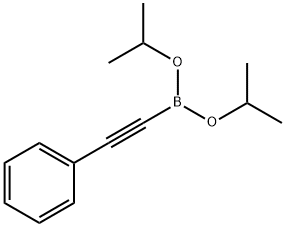 2-PHENYLACETYLENE-1-BORONIC ACID DIISOPROPYL ESTER Structure