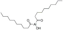 Aluminum, hydroxybis(1-oxodecyl)- Structure