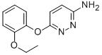 3-Pyridazinamine, 6-(2-ethoxyphenoxy)- 化学構造式