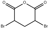 3,5-Dibromo-dihydro-pyran-2,6-dione Structure