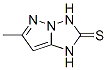 1H-Pyrazolo[1,5-b][1,2,4]triazole-2(3H)-thione,  6-methyl- Structure