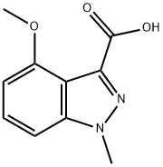 4-Methoxy-1-methyl-1H-indazole-3-carboxylic acid Structure