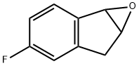 6H-Indeno[1,2-b]oxirene,  4-fluoro-1a,6a-dihydro- Structure