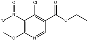 Ethyl 4-chloro-6-methoxy-5-nitropyridine-3-carboxylate|4-氯-6-甲氧基-5-硝基烟酸乙酯