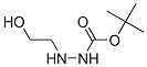 Hydrazinecarboxylic acid, 2-(2-hydroxyethyl)-, 1,1-dimethylethyl ester (9CI),121102-63-4,结构式