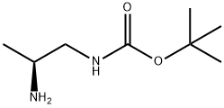 Carbamic acid, [(2S)-2-aminopropyl]-, 1,1-dimethylethyl ester (9CI) Struktur