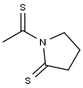 2-Pyrrolidinethione,  1-(1-thioxoethyl)- Structure