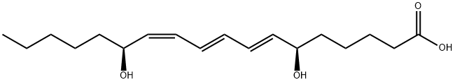 6,13-dihydroxyoctadecatrienoic acid 化学構造式