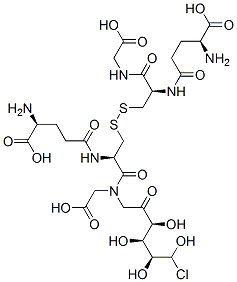 6-chlorofructos-1-yl-glutathione,121108-88-1,结构式