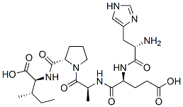 histidyl-glutamyl-alanyl-prolyl-isoleucine Structure