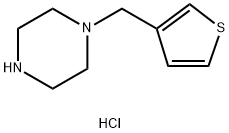 Piperazine, 1-(3-thienylmethyl)-, dihydrochloride Struktur