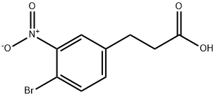3-(4-Bromo-3-nitrophenyl)propanoic acid Struktur