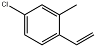 Benzene, 4-chloro-1-ethenyl-2-methyl- 化学構造式