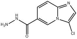 IMidazo[1,2-a]pyridine-6-carboxylic acid, 3-chloro-, hydrazide Struktur