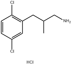 [3-(2,5-dichlorophenyl)-2-methylpropyl]amine hydrochloride Struktur