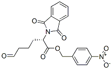 phthalyl-allysine-4-nitrobenzyl ester 化学構造式