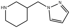 3-Pyrazol-1-ylmethyl-piperidine Struktur
