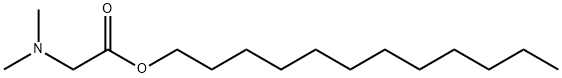 dodecyl-N,N-dimethylaminoacetate 化学構造式