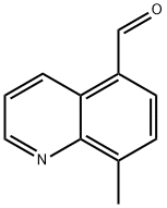 8-メチルキノリン-5-カルブアルデヒド 化学構造式