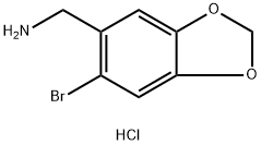 [(6-溴-1,3-苯并二唑-5-基)甲基]胺盐酸盐 结构式